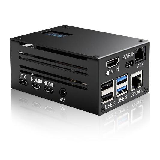 Geekworm KVM-A3 Kit for Raspberry Pi 4 Open-source KVM Over IP (Not include Raspberry Pi 4)