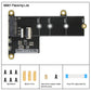 Geekworm M901 PCIe to M.2 Key-M NVMe SSD PIP TOP for Raspberry Pi 5