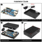 Geekworm Passive Cooling Aluminum Alloy Metal Case with Power Button for Orange Pi 5/5B (N507)