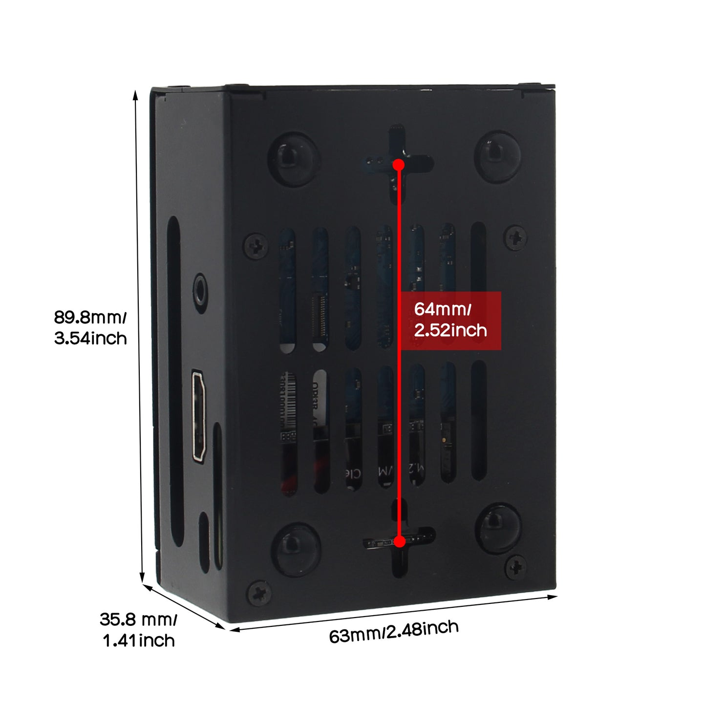 Geekworm Metal Case for Orange Pi 3B v1.1 Only (N510)