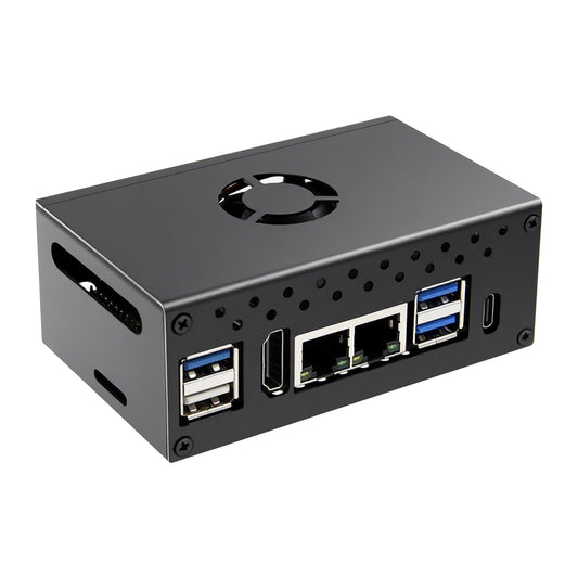 Geekworm N516 Metal Case with Cooling Fan and Heatsink for OrangePi RV2