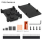 Geekworm Raspberry Pi 5 Aluminum Alloy Heatsink Armor Case(P122-C)