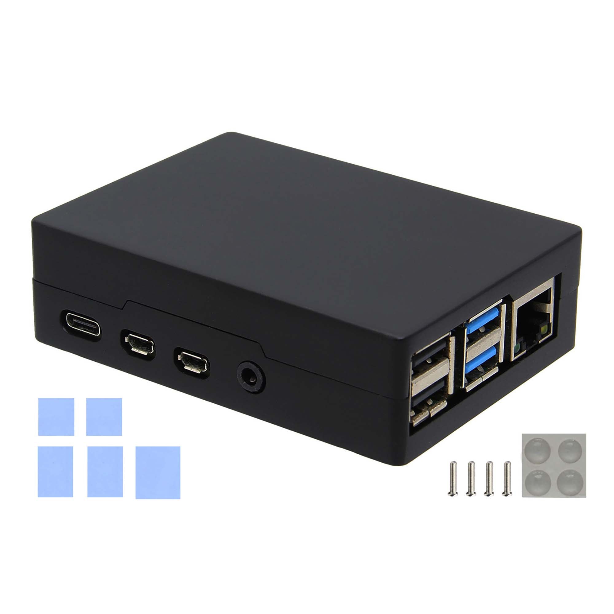 Raspberry Pi 4 Use Aluminum Case Passive Cooling Metal Enclosure