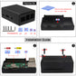 Geekworm Raspberry Pi 3B+/3B Aluminum Alloy Heavy Duty Passive Cooling Case-Black (P252)