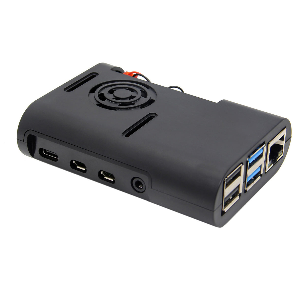 Geekworm Raspberry Pi 4 ABS Case with 3007 Cooling Fan & Heatsink(P402)
