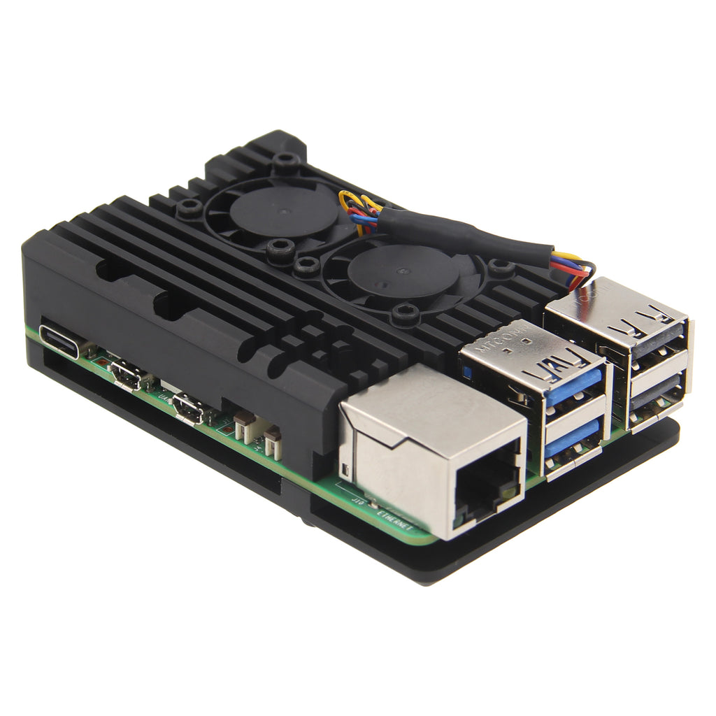 Geekworm Raspberry Pi 5 Armor Case with PWM Cooling Fan(P511)