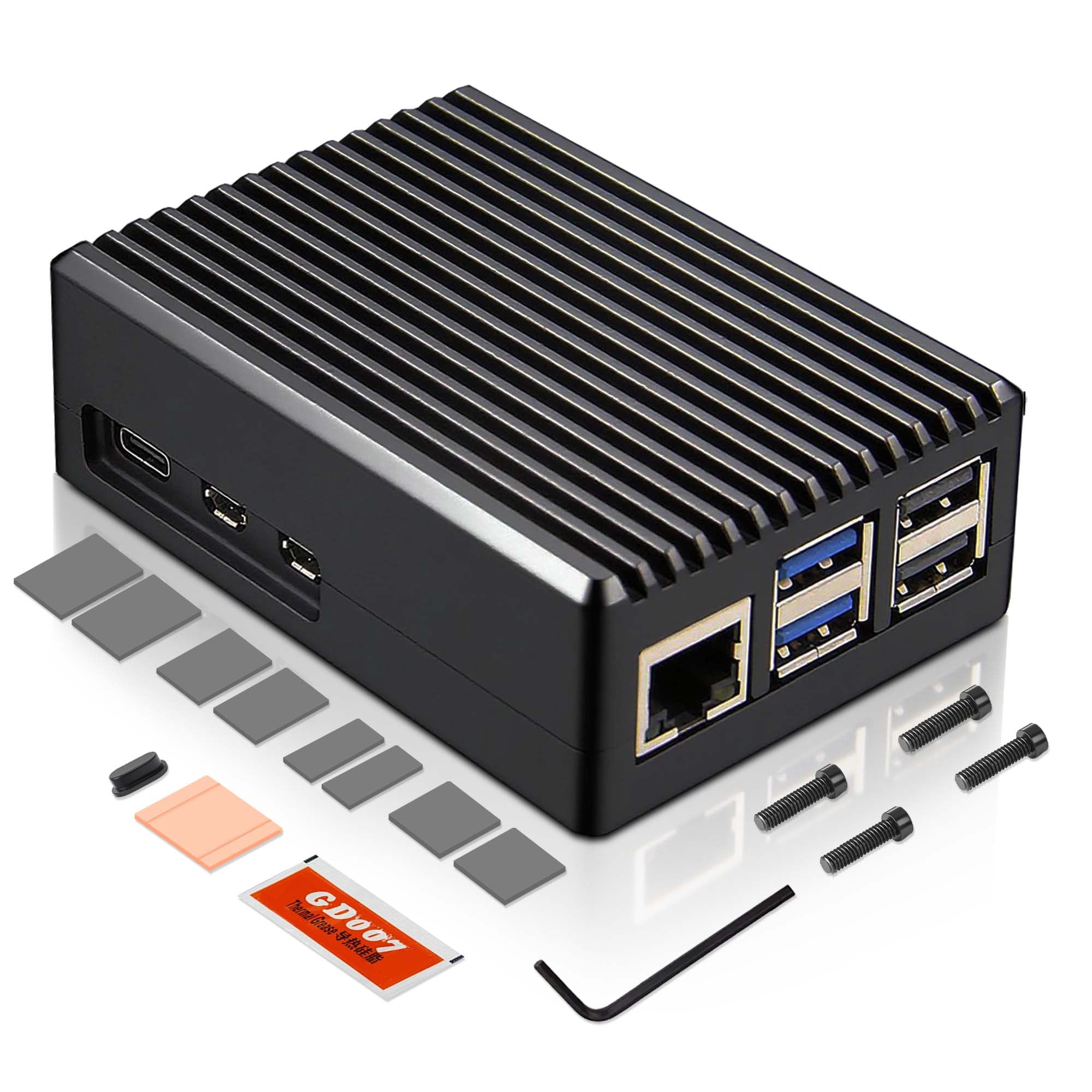 GeekwormRaspberryPi5Heavy-dutyAluminumPassiveCoolingCase(P573)