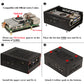 Geekworm P580 Raspberry Pi 5 PCIe Metal case Compatible with X1002 Only
