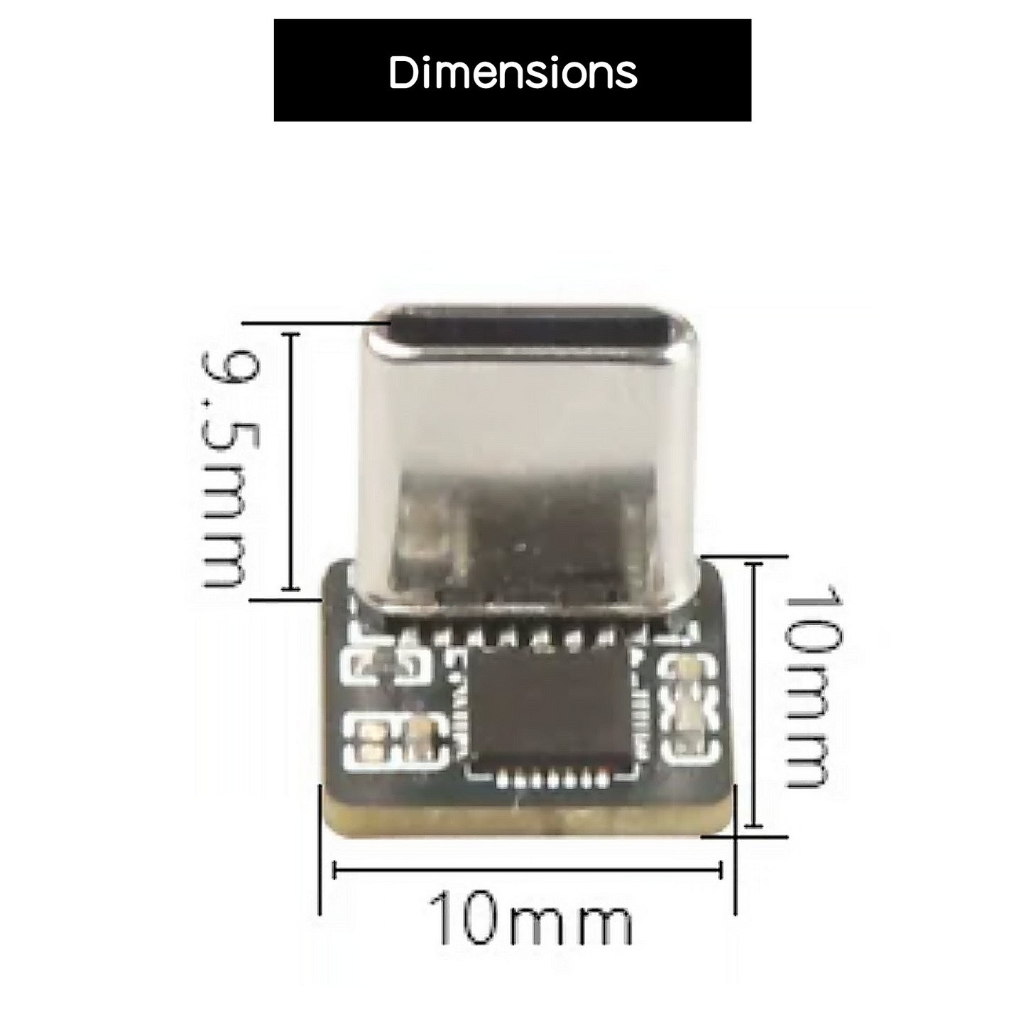 USB-C PD Dongle Adapter for Raspberry Pi 5 | Designed to Remove Power Warning & USB Current Limit