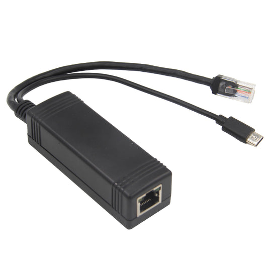 Geekworm PoE Splitter 10/100/1000Mbps 5V 3A Type C Connector for Raspberry Pi 4/X650/X635