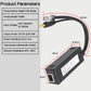Geekworm 30W PoE Splitter 12V 2.5A Output IEEE 802.3at Standard for X1202/X1206/X1205/X729/X1010