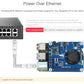 Power Over Ethernet (PoE) HAT with Cooling Fan for Raspberry Pi 4B/3B+