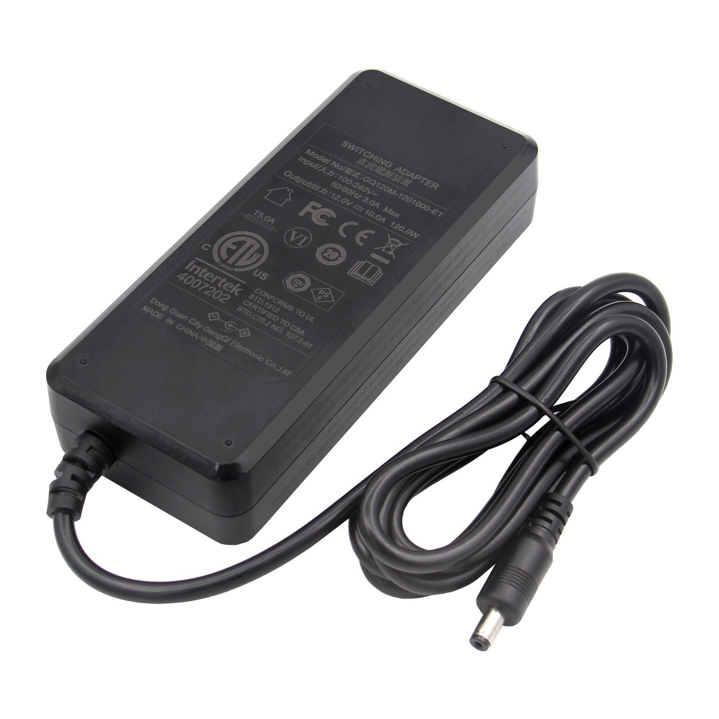 Geekworm DC 5521 120W 12V 10A Power Supply