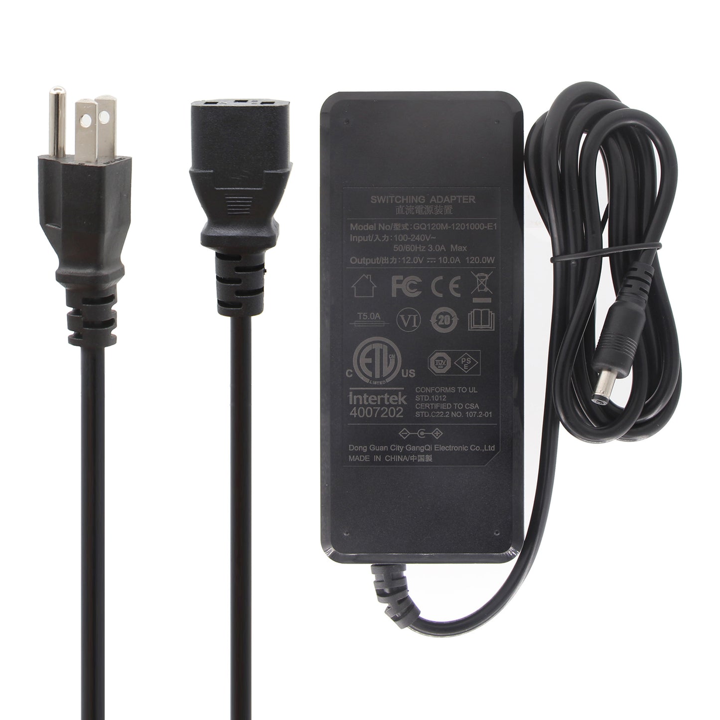 Geekworm DC 5521 120W 12V 10A Power Supply