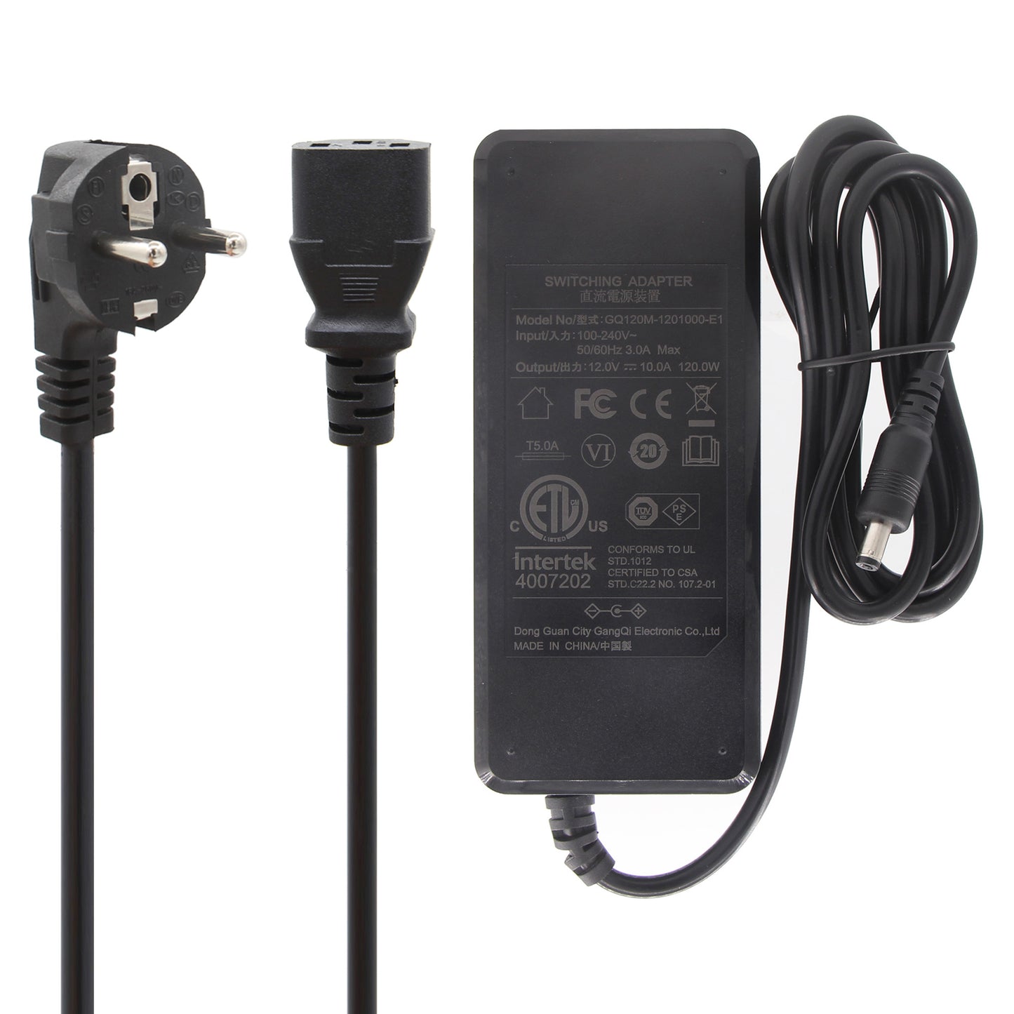 Geekworm DC 5521 120W 12V 10A Power Supply