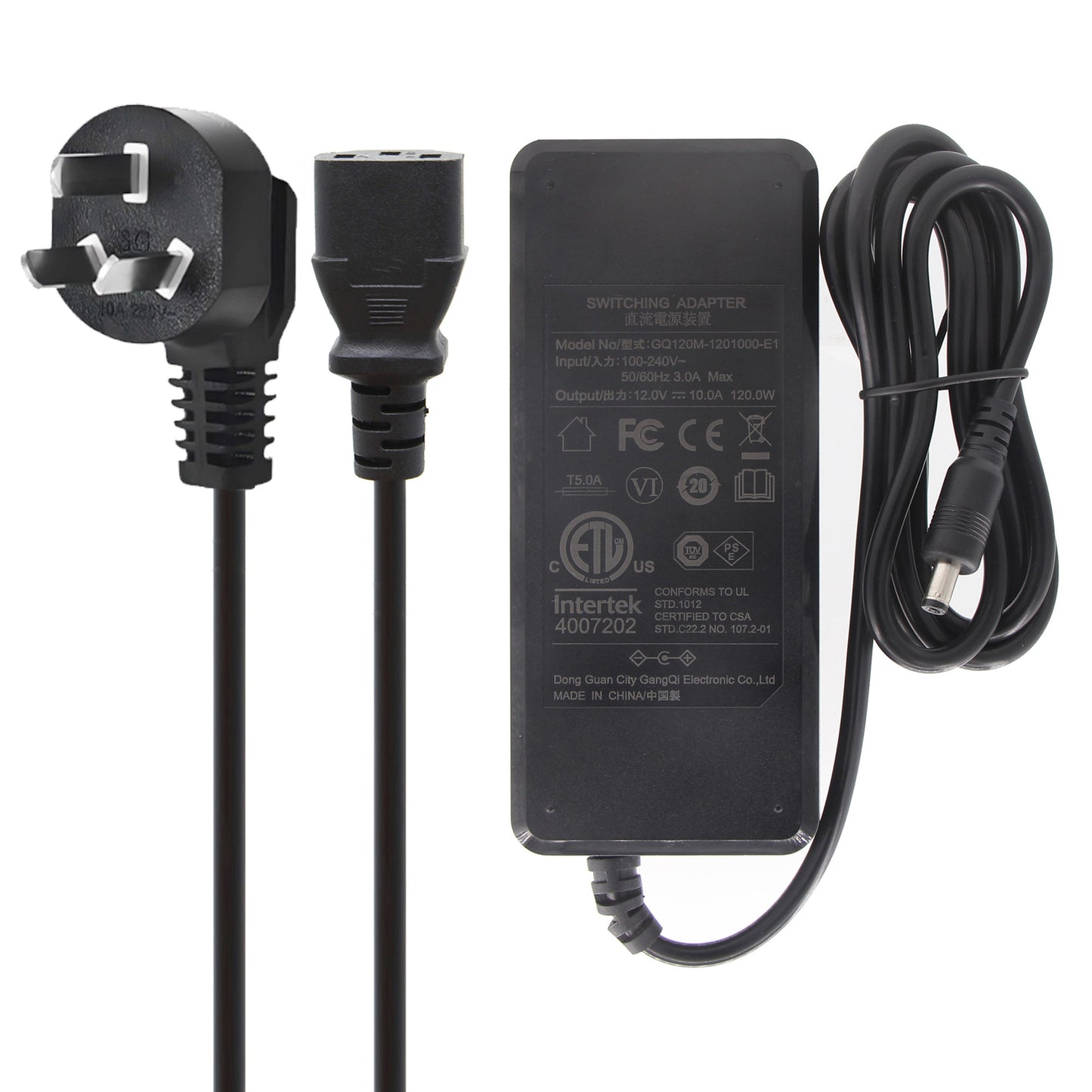 Geekworm DC 5521 120W 12V 10A Power Supply