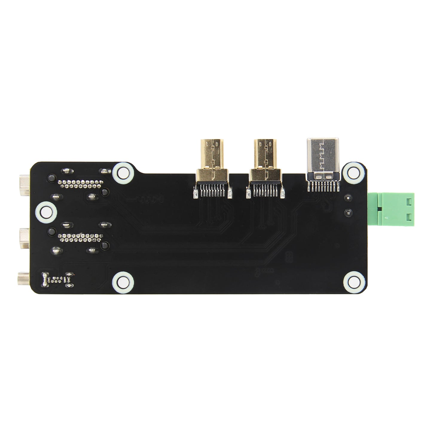 Geekworm Micro HDMI to Standard HDMI Adapter for Raspberry Pi 5/4B-Dual 4K Output & Dual Power Modes