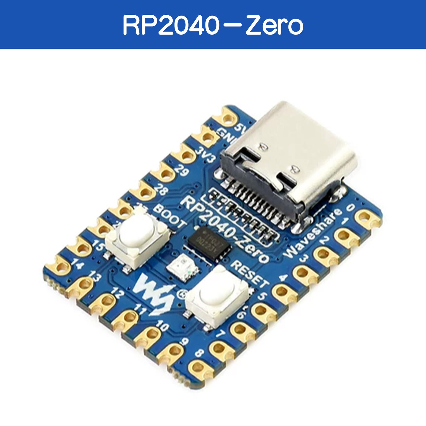 RP2040-Zero Pico-Like MCU Development Board Based on Raspberry Pi RP2040 Microcontroller Chip