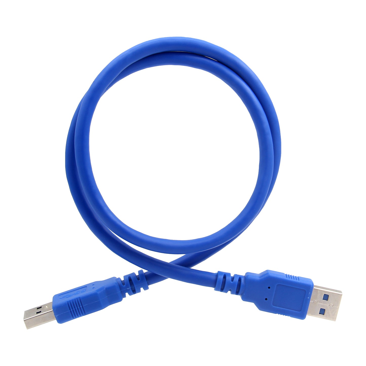 High-Speed USB 3.0 Type-A Male to Male Cable (Blue, 0.3m/0.6m/1m)