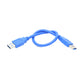 High-Speed USB 3.0 Type-A Male to Male Cable (Blue, 0.3m/0.6m/1m)