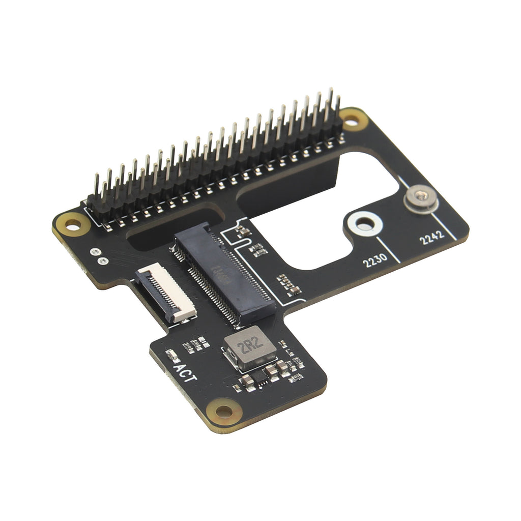 Geekworm X1000 Pcie M.2 Key-M NVMe SSD PIP PCIe Peripheral Board for Raspberry Pi 5