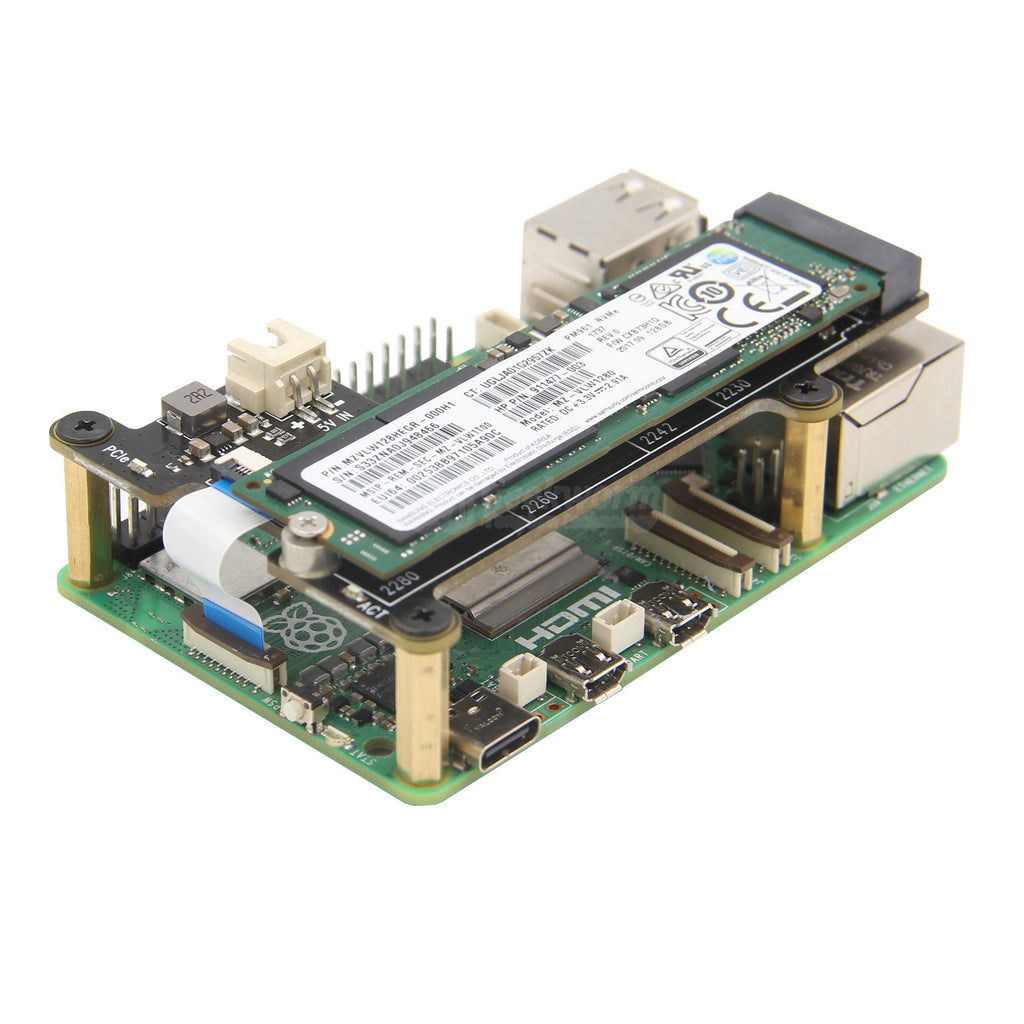Raspberry Pi 5 M.2 SSD HAT+ PCIe Gen 3 board launches for $9