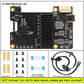 Geekworm X1009 PCIe to 5-Port SATA Shield for Raspberry Pi 5 (NOT Support Boot from HDD/SSD)