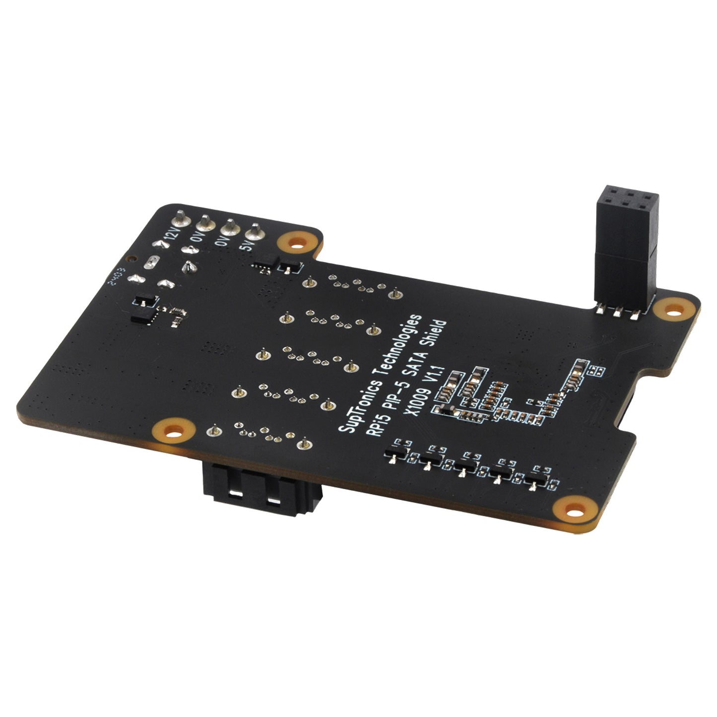 Geekworm X1009 PCIe to 5-Port SATA Shield for Raspberry Pi 5 (NOT Support Boot from HDD/SSD)