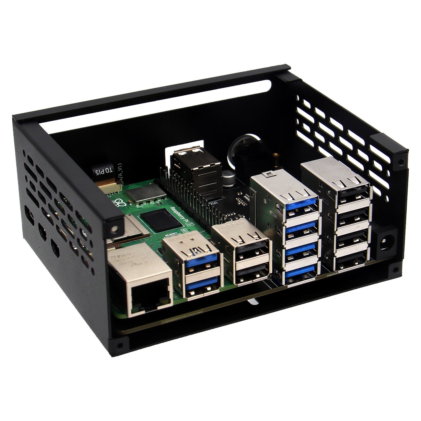 Geekworm X1013-C1 Metal Case for Raspberry Pi 5 & X1013