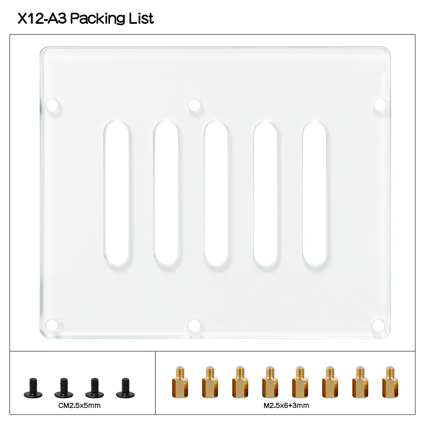 Geekworm X12-A1 Stackable 4-Slot 18650 Battery Holder with Protection Fuse Compatible with X1209 & X1203 UPS HAT