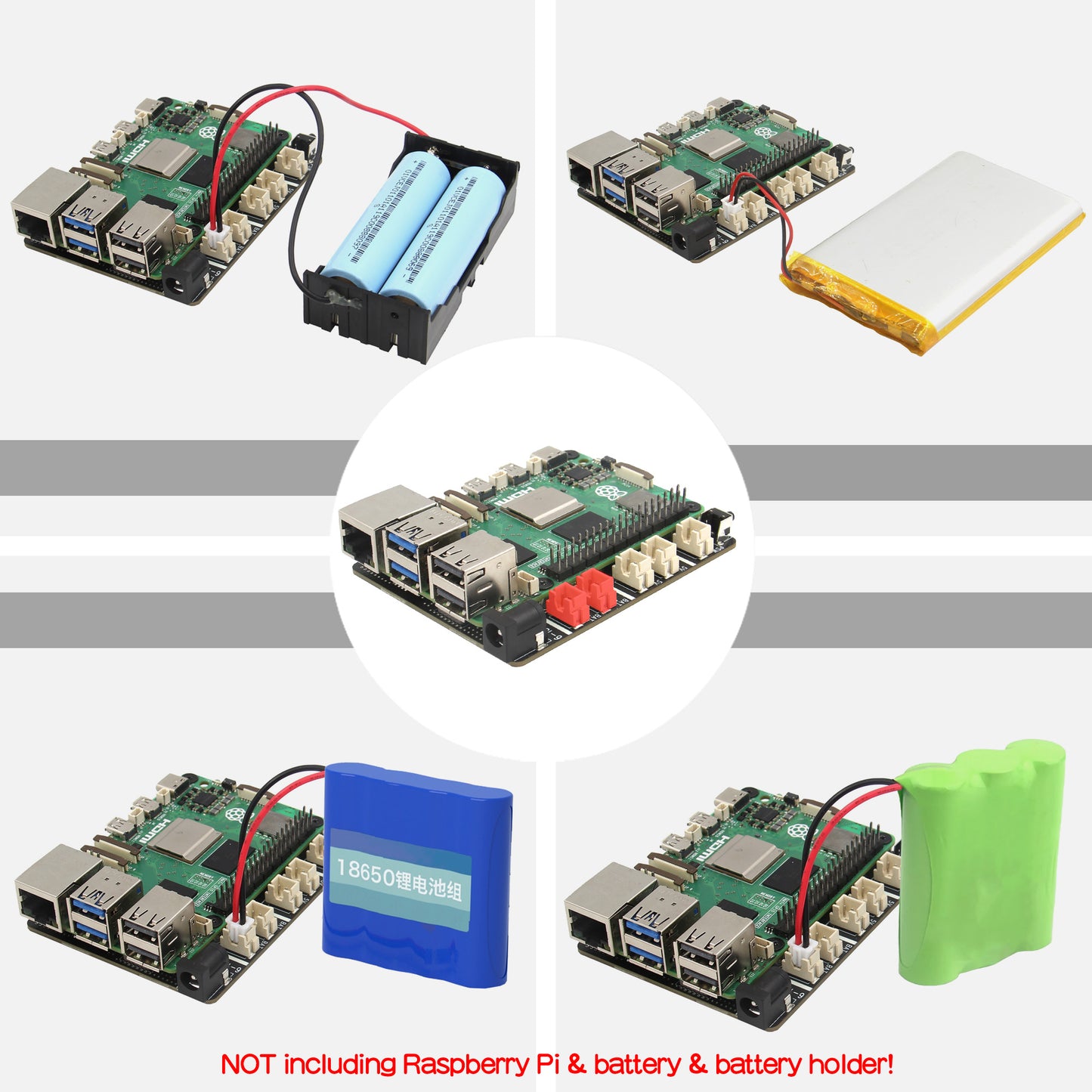 Geekworm X1203 5.1V 5A UPS Shield for Raspberry Pi 5 Series