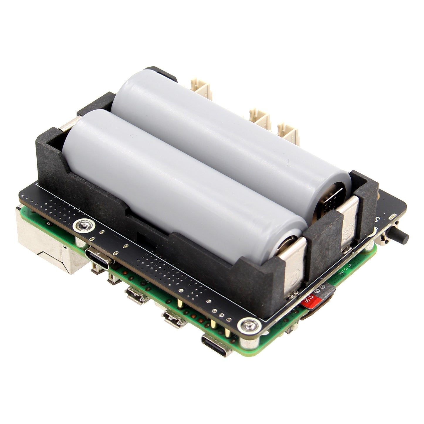 Geekworm X1205 2-Cell 21700 5.1V 5A UPS HAT for Raspberry Pi 5 Series