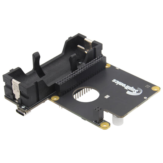 Geekworm X1207 1-Cell 21700 5.1V 5A PoE-powered UPS HAT for Raspberry Pi 5 Series