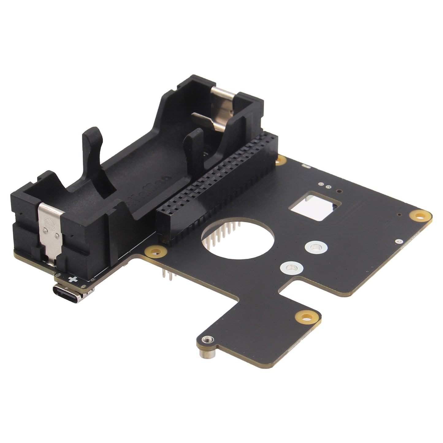 Geekworm X1208 1-Cell 21700 5.1V 5A UPS HAT with Single M.2 2230/2242/2280 NVMe SSD Support for Raspberry Pi 5 Series