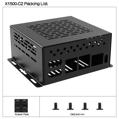 Geekworm X1500-C1 Metal Case for Raspberry Pi CM5 and X1500/X1501