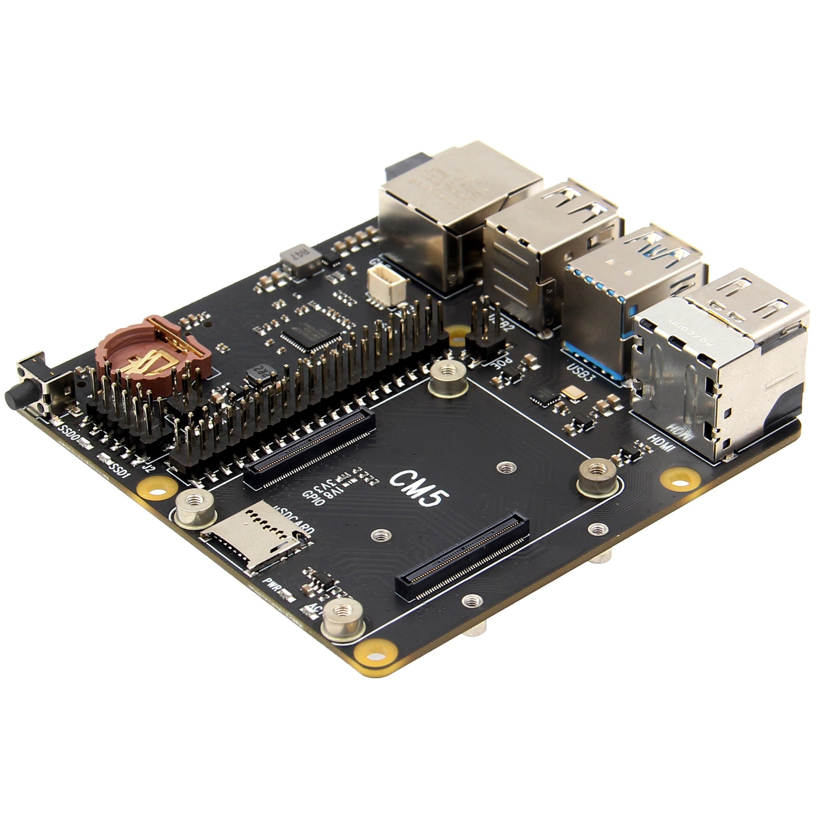 Geekworm X1500 CM5 IO Carrier Board for Raspberry Pi Compute Module 5