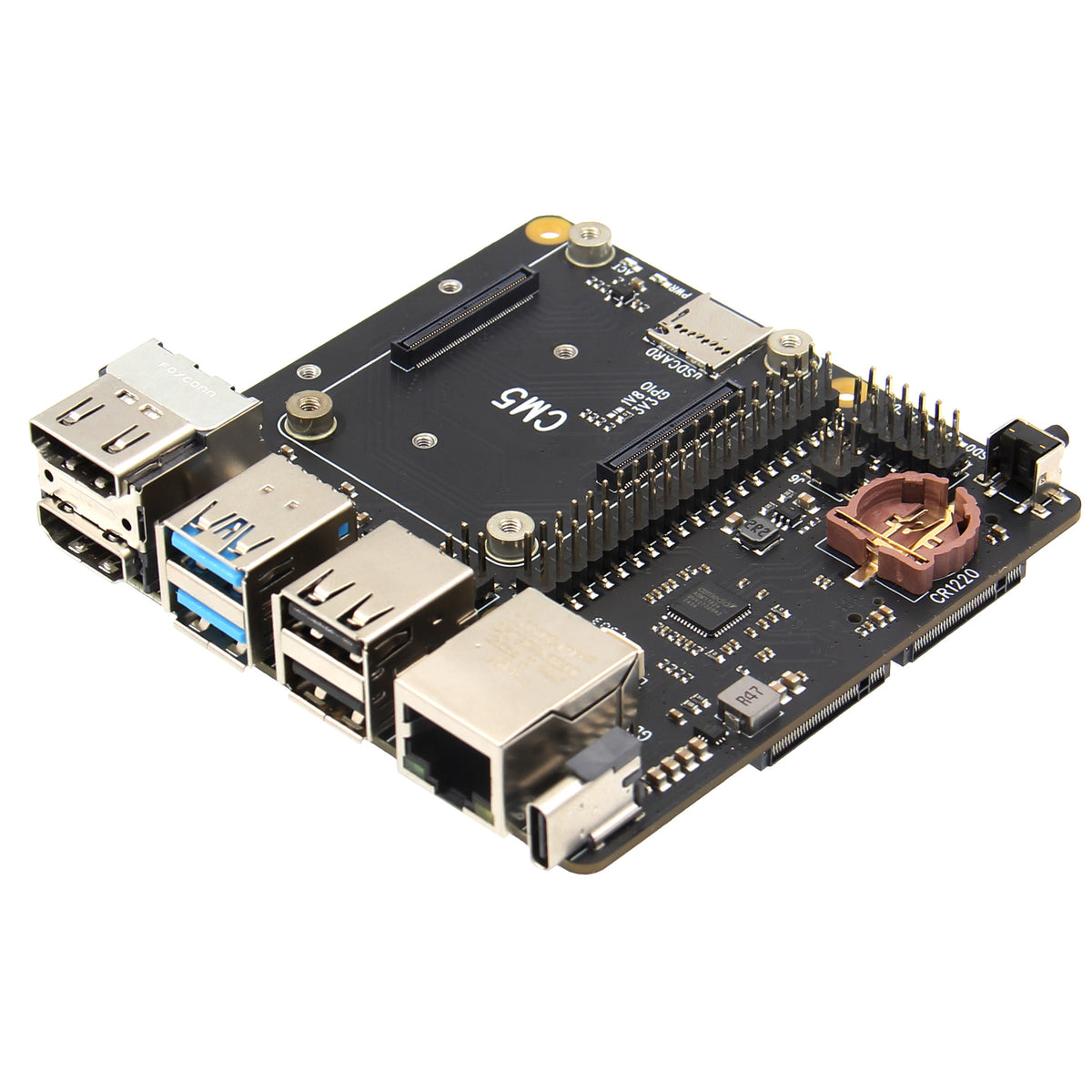 Compute Module Carrier Boards Geekworm X1500 CM5 IO Carrier Board for Raspberry Pi Compute Module 5