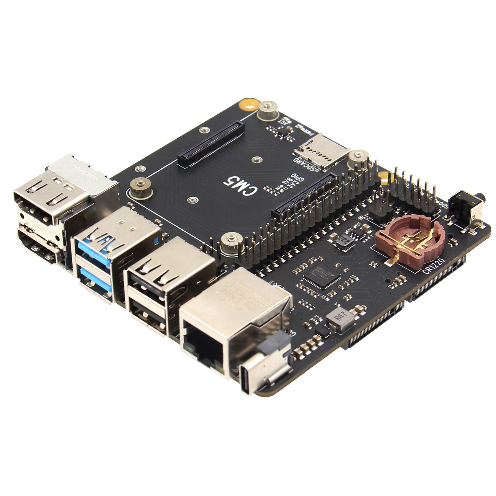 Geekworm X1500 CM5 IO Carrier Board for Raspberry Pi Compute Module 5
