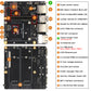 Geekworm X1501 CM5 IO Carrier Board for Raspberry Pi Compute Module 5 Support PoE+/1GbE+2.5GbE/Dual M.2 NVMe SSD