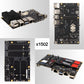 Geekworm X1502 CM5 IO Carrier Board for Raspberry Pi Compute Module 5 Support 1GbE+2.5GbE/Quad M.2 NVMe SSD