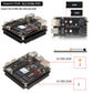 Geekworm X1507 CM5 IO Carrier Board fanless Passive Heatsink for Raspberry Pi CM5 Support Dual 2230/2242 M.2 NVMe SSD