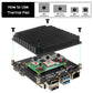 Geekworm X1507 CM5 IO Carrier Board fanless Passive Heatsink for Raspberry Pi CM5 Support Dual 2230/2242 M.2 NVMe SSD