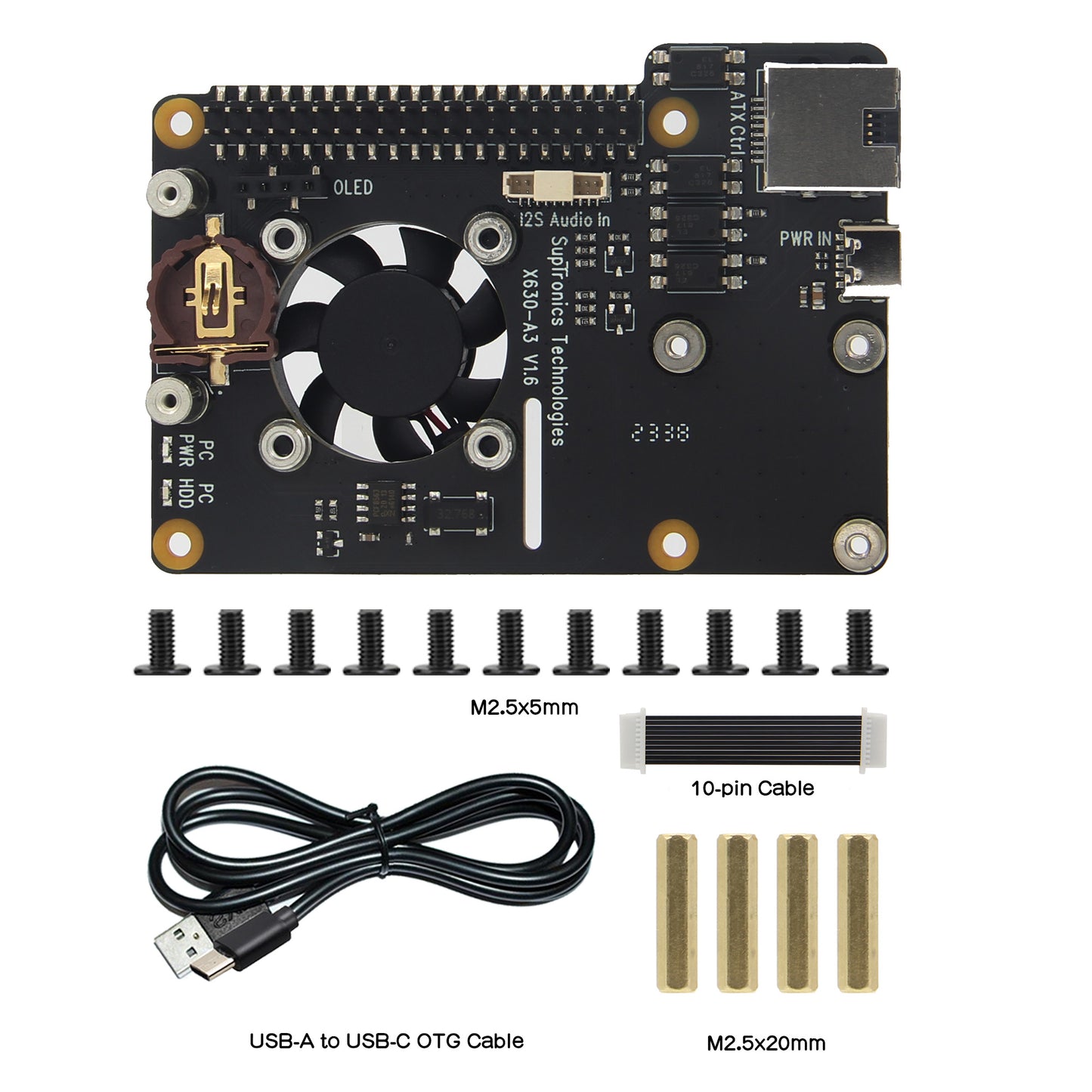 Geekworm X630-A3 HAT for KVM-A3