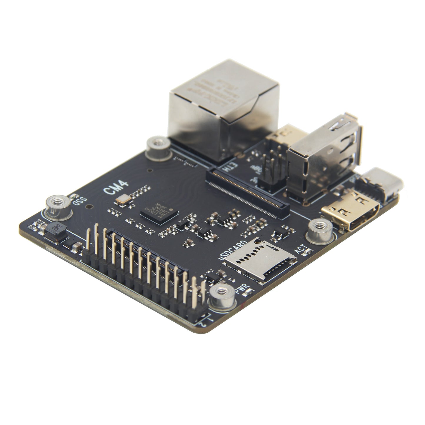 Geekworm X635 HDMI to CSI-2 & M.2 NVMe/SATA SSD Carrier Board for Raspberry Pi CM4