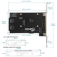 Geekworm X651 V1.0 Open-source KVM Over IP Kit for Raspberry Pi Compute Module 4 (CM4) PCIe Version