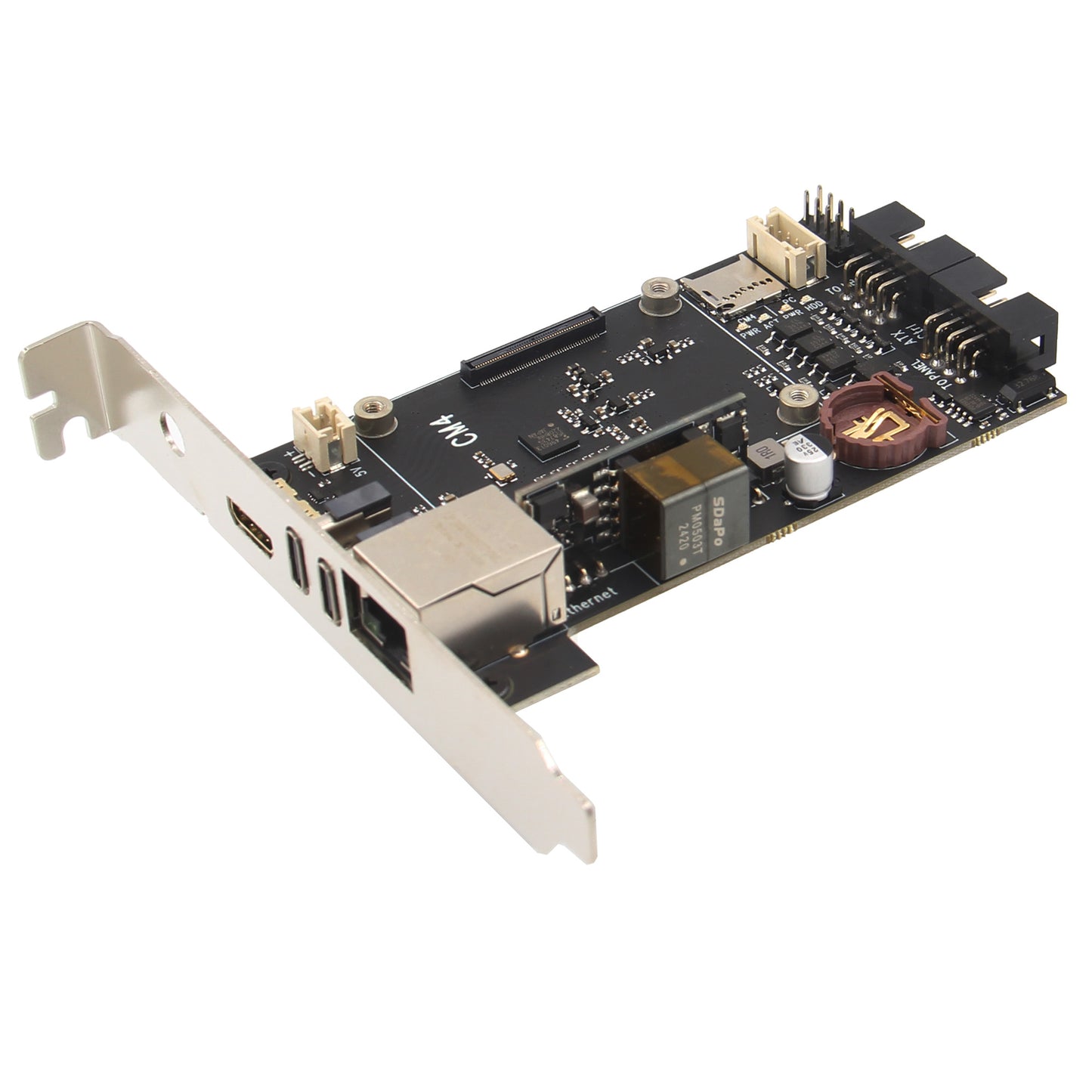 Geekworm X651 V1.0 Open-source KVM Over IP Kit for Raspberry Pi Compute Module 4 (CM4) PCIe Version