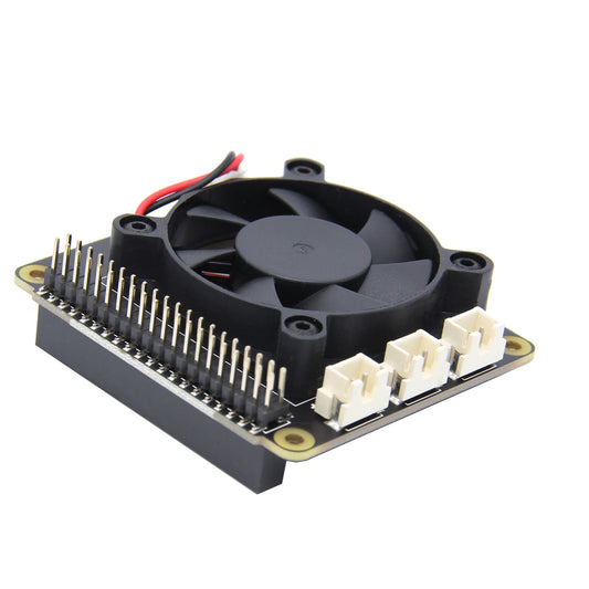 Raspberry Pi 4 Model B Cooling Fan Expansion Board with Silent fan, compatible with Raspberry pi 4 model B / 3B+/2B  (X728-A1)