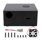 Geekworm X820-C6 Metal Case with Power Switch and Cooling Fan for Raspberry Pi 3B+/3B and X820/X821 and X735