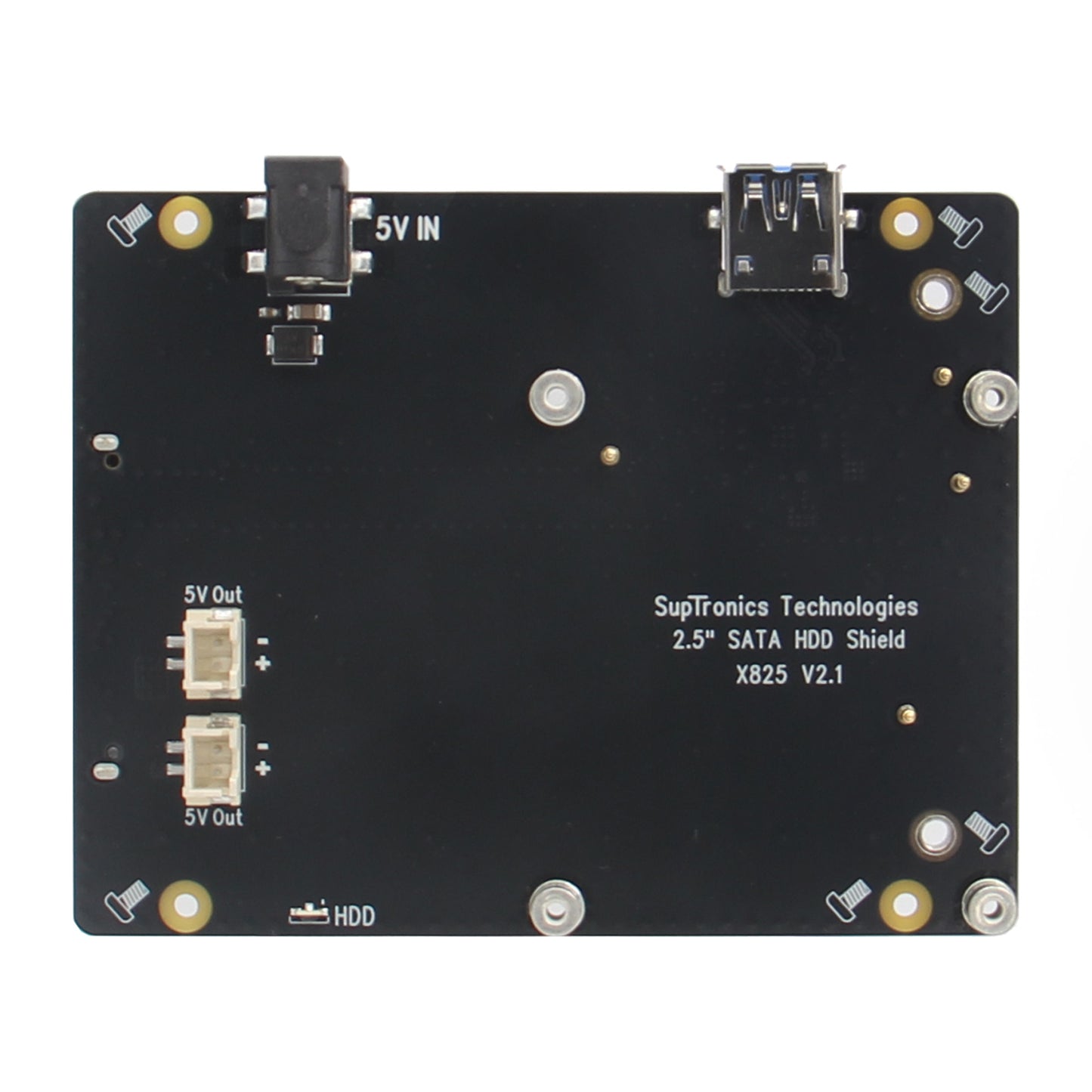 For Raspberry Pi 4, X825 V2.1 2.5 inch SATA HDD/SSD Expansion Board