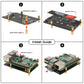 Geekworm X872 V2.0 M.2 NVME SSD Storage Expansion Board for Raspberry Pi 4